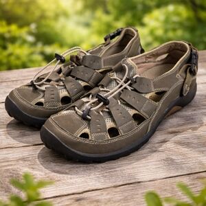 DOCKERS- Fisherman Sport Hiking Sandals – Brown/Taupe – Men’s Size 11